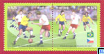 2013 Brazil Stamps - Football, Diplomatic Relations with Czech Republic