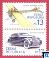 2015 Czech Republic Stamps - Historical Vehicles, Metodej Vlachs Airplane and WALTER 6B Automobile