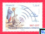 France Stamps 2017 - Military Transmissions