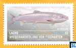Germany Stamps - Atlantic Salmon