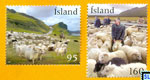Iceland Stamps - Sheep Gathering