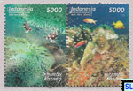 Indonesia Stamps 2017 - Marine Life, Joint Issue with Singapore