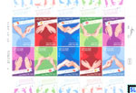 Israel Stamps 2014 - Israeli Sign Language Sheet