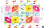 2013 Israel Stamps - Gerberas Sheet, Flowers