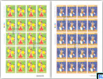 2017 Sri Lanka Stamp sheetlets - South KoreaSri Lanka Diplomatic Relations, 40th Anniversary, Full Sheets