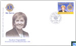 2018 Sri Lanka Stamp First Day Cover - Gudrun Yngvadottir, Lions Club International