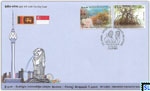 Sri Lanka Stamps 2021 First Day Cover - Singapore Diplomatic, Joint Issue