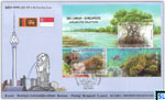 Sri Lanka Stamps 2021 First Day Cover - Singapore Diplomatic, Joint Issue