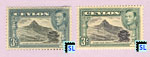 1941 Sri Lanka Stamps - Ceylon Stamps with Color Difference