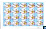 2014 Sri Lanka Stamps Sheetlet - World Post Day, Full Sheet