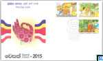 2015 Sri Lanka Stamps First Day Cover - Vesak