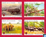 2007 Sri Lanka Stamps - Udawalawe National Park, Singles