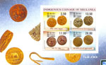 2001 Stamp Miniature Sheet - Indigenous Coinage of Sri Lanka