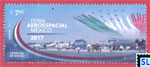 Mexico Stamps 2017 - Aerospace Fair, Planes