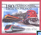 Mexico Stamps 2017 - 180th Anniversary of Rail Transport, Trains