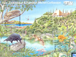 New Caledonia Stamps - Parc Zoologique & Forestier Michel Corbasson