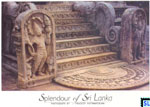 Sri Lanka UNESCO Postcard - Guard Stone & Moon Stone Vatadage olonnaruwa