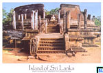 Sri Lanka UNESCO Postcard - Vatadage Polonnaruwa
