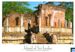 Sri Lanka UNESCO Postcard - Polonnaruwa Vatadage