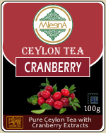 Pure Ceylon Mlesna  Cranberry Flavored Loose Leaf Black Tea