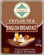 Pure Ceylon Mlesna  English Breakfast Flavored Loose Leaf Black Tea