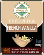 Pure Ceylon Mlesna  French Vanilla Flavored Loose Leaf Black Tea