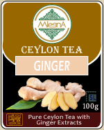 Pure Ceylon Mlesna  Ginger Flavored Loose Leaf Black Tea