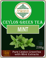 Pure Ceylon Mlesna  Mint Green Tea Loose Leaf Tea