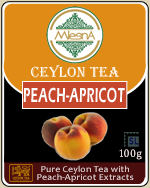Pure Ceylon Mlesna  Peach Apricot Flavored Loose Leaf Black Tea