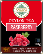 Pure Ceylon Mlesna  Raspberry Flavored Loose Leaf Black Tea
