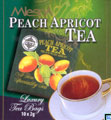 Pure Ceylon Mlesna  Peach Apricot Foil Enveloped 10 Tea Bags