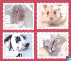 Switzerland Stamps 2015 - Domestic Animals Pets